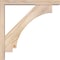 Ekena Millwork Imperial Block Smooth Bracket w/ Offset Brace, Douglas Fir, 3 1/2"W x 20"D x 20"H BKT0402X20X20IMP05SDF - alternate 3